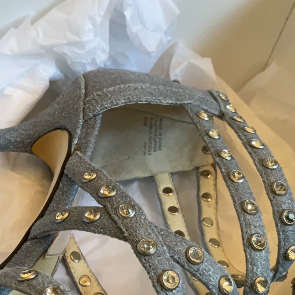Michael Kors Maddie Jewelled Strap Sandals - denim - Picture 8 of 8